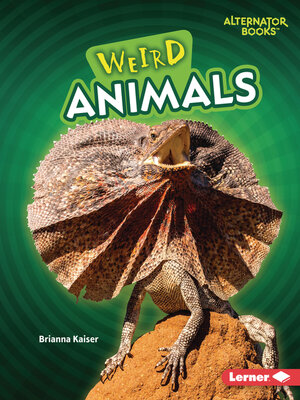 cover image of Weird Animals
